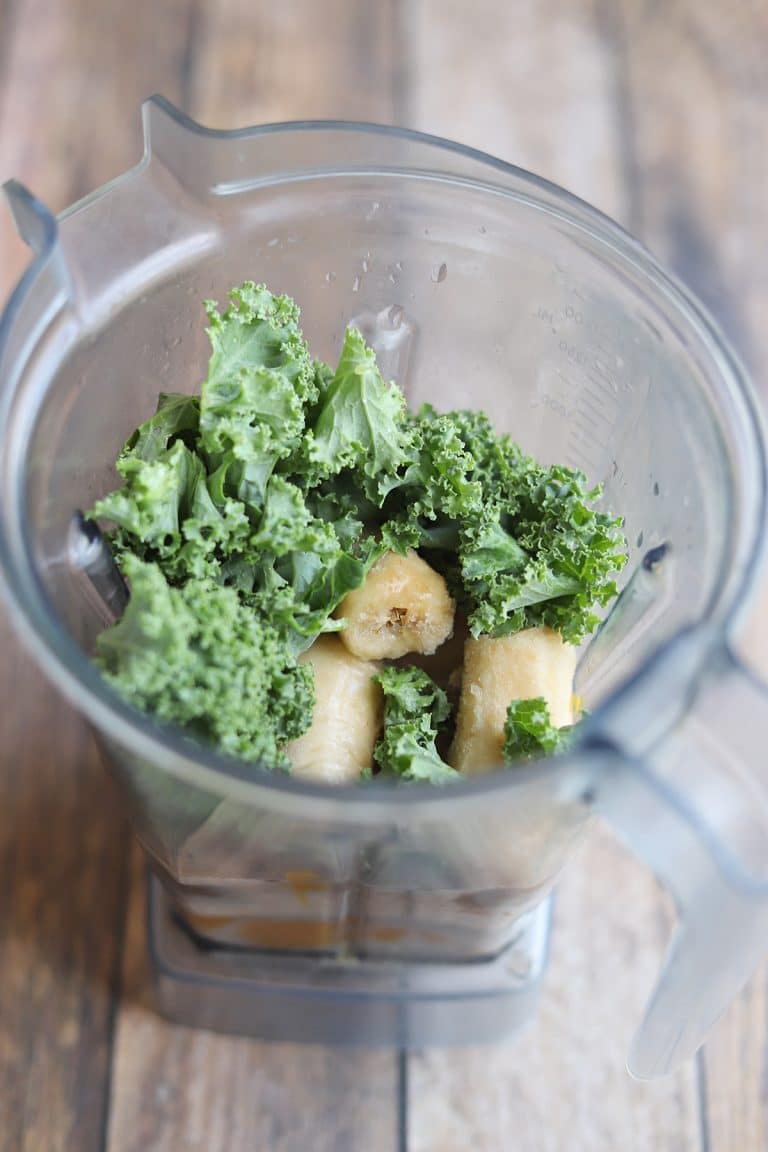 Pumpkin smoothie with kale Cadry's Kitchen