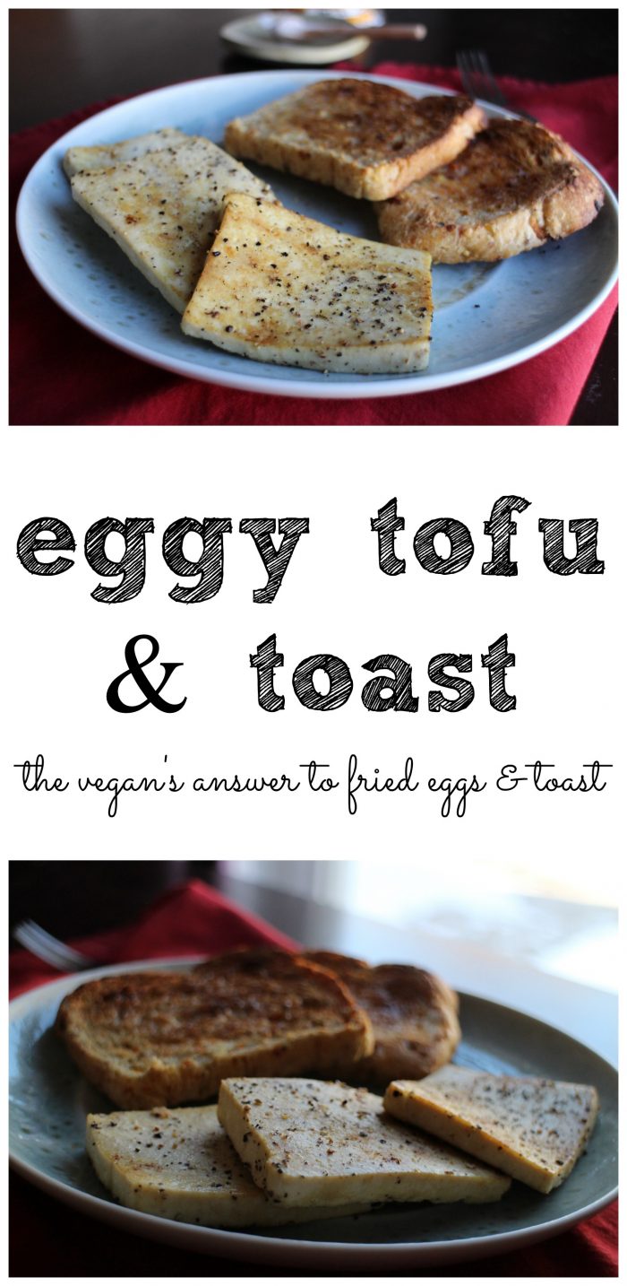 Eggy tofu & toast: A 5 minute vegan breakfast that is packed with protein | cadryskitchen.com