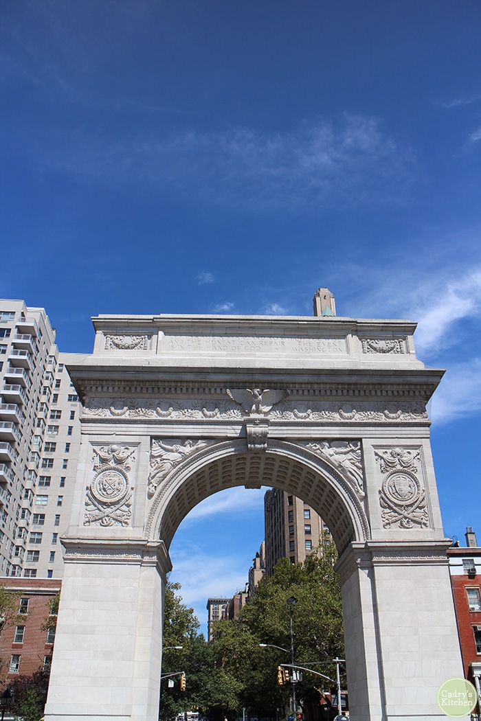 Arch at Washington Square Park.