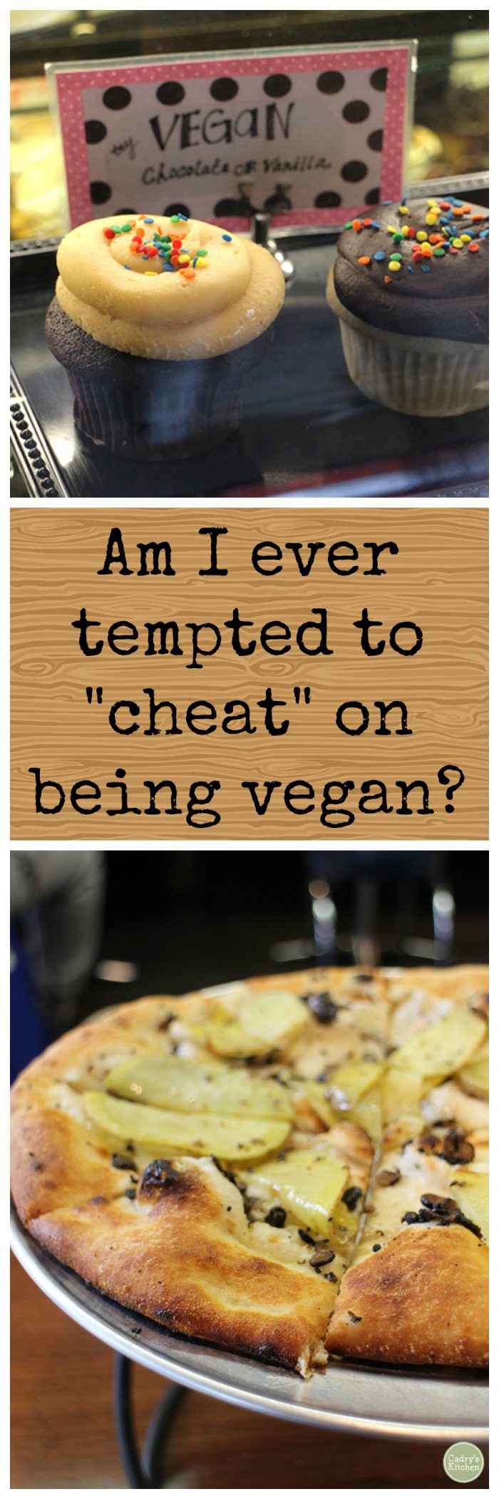 Occasionally people will ask if I'm ever tempted to "cheat" on being vegan. Here's my answer. | cadryskitchen.com