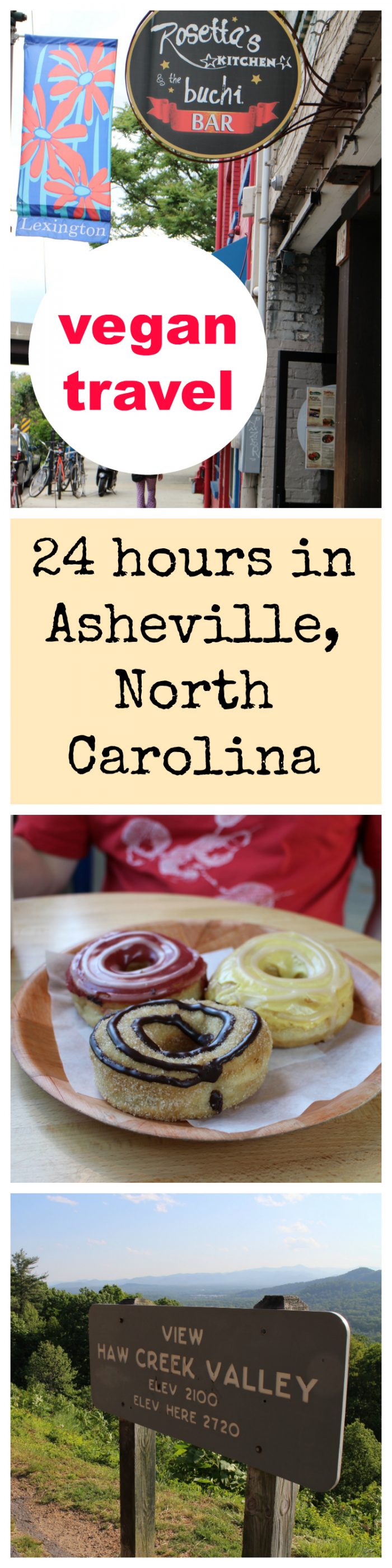 Vegan Travel: 24 hours in Asheville, North Carolina. Come along as I visit Plant, Vortex Doughnuts, Rosetta's Kitchen & more! | cadryskitchen.com