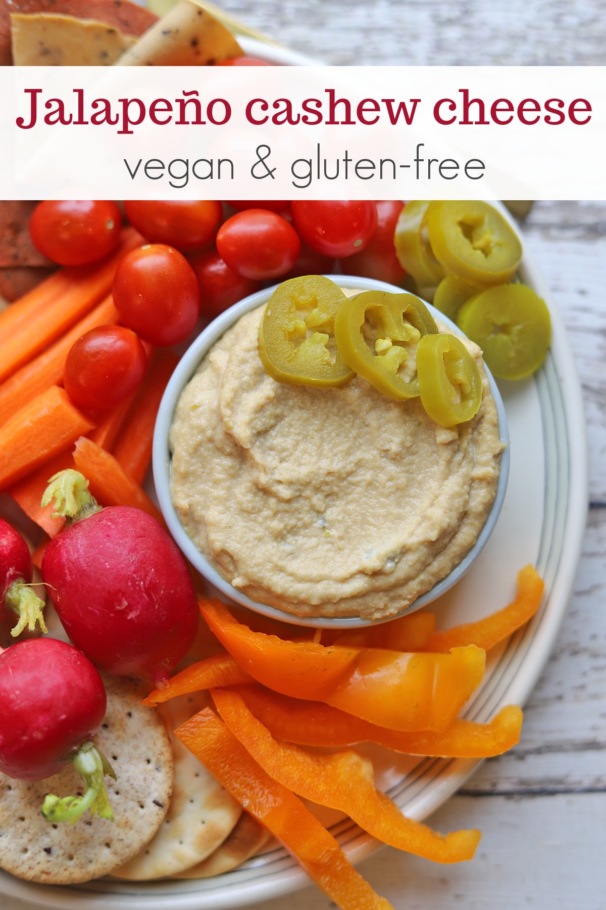 Jalapeño cashew cheese spread Cadry's Kitchen