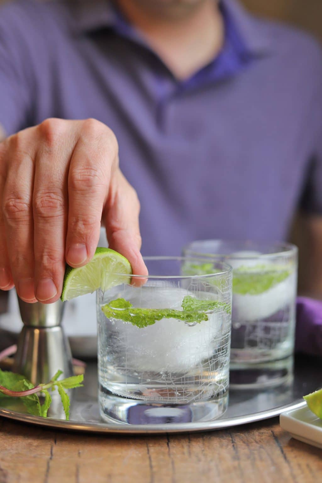 The perfect gin and tonic (with lime and mint) Cadry's Kitchen