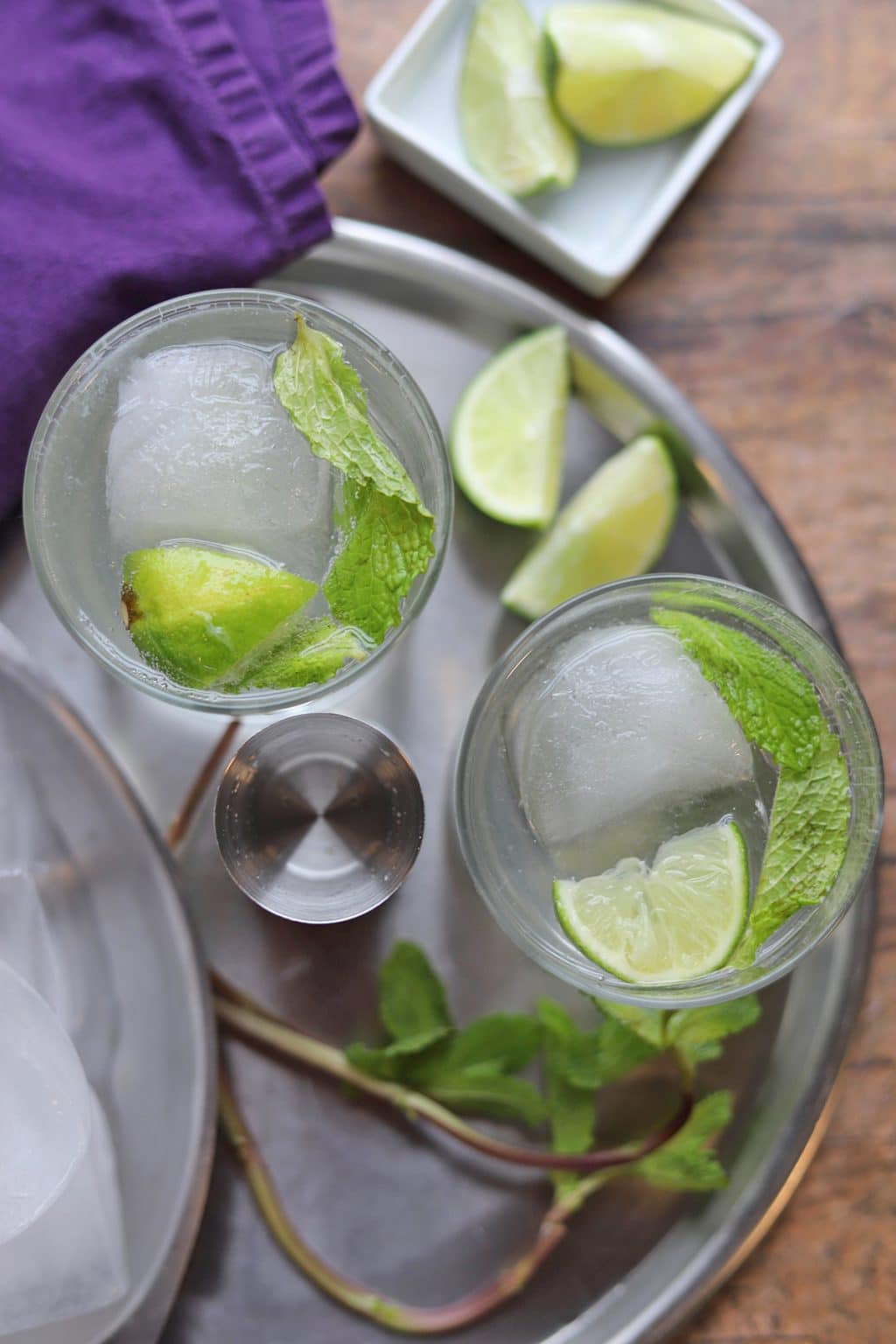 The perfect gin and tonic (with lime and mint) - Cadry&amp;#39;s Kitchen