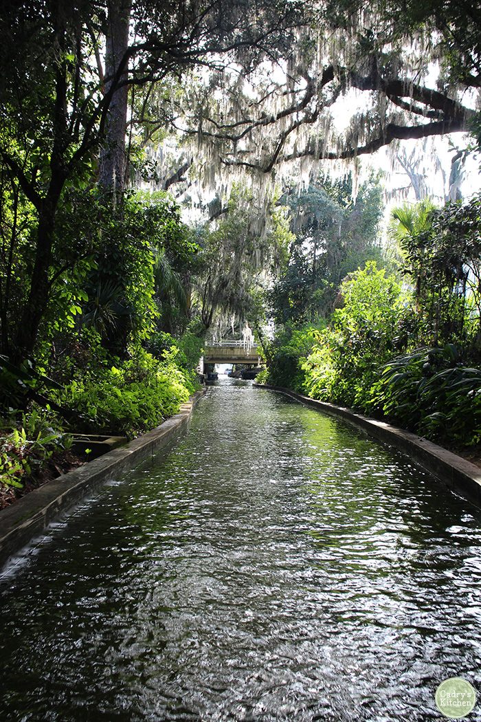 Canal off of Lake Osceola in Winter Park, Florida.