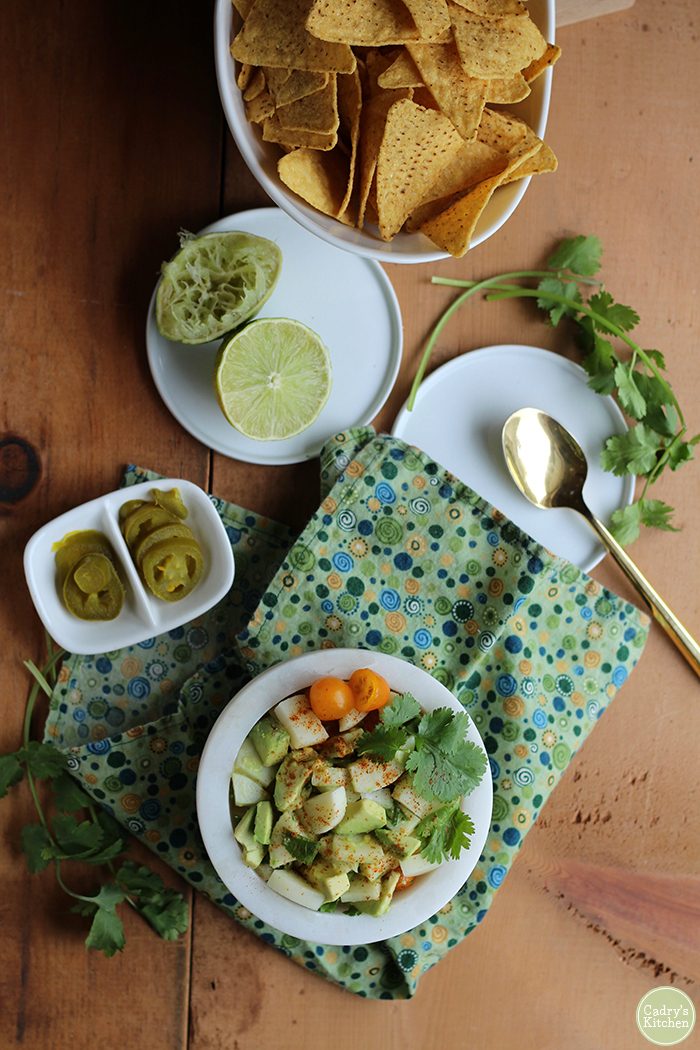 Vegan ceviche with hearts of palm Cadry's Kitchen