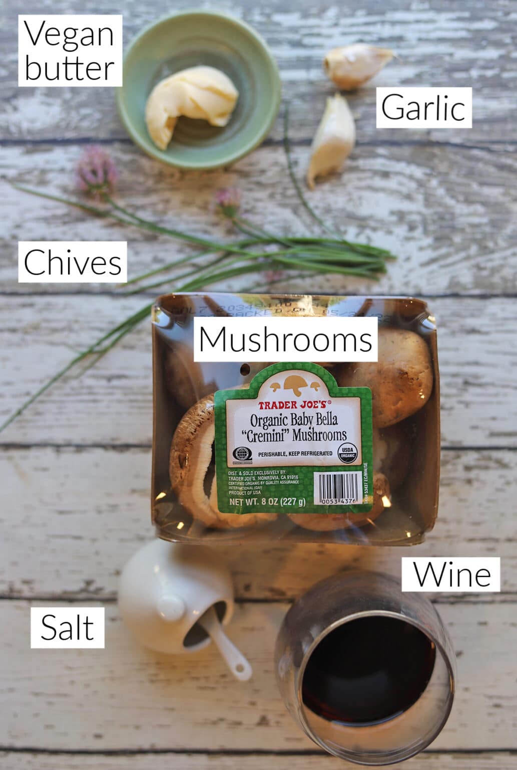 Red wine mushrooms with garlic Cadry's Kitchen