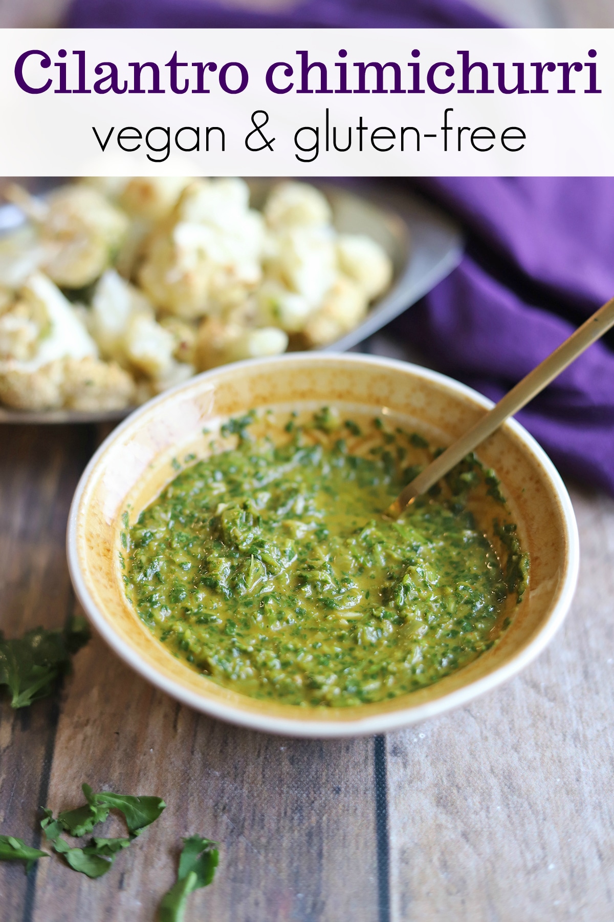 Cilantro chimichurri sauce (without parsley) Cadry's Kitchen
