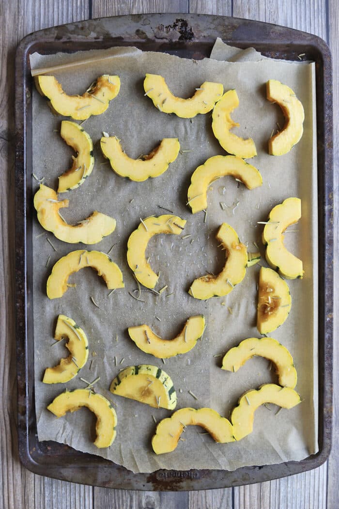 Roasted delicata squash (in the oven or air fryer) Cadry's Kitchen