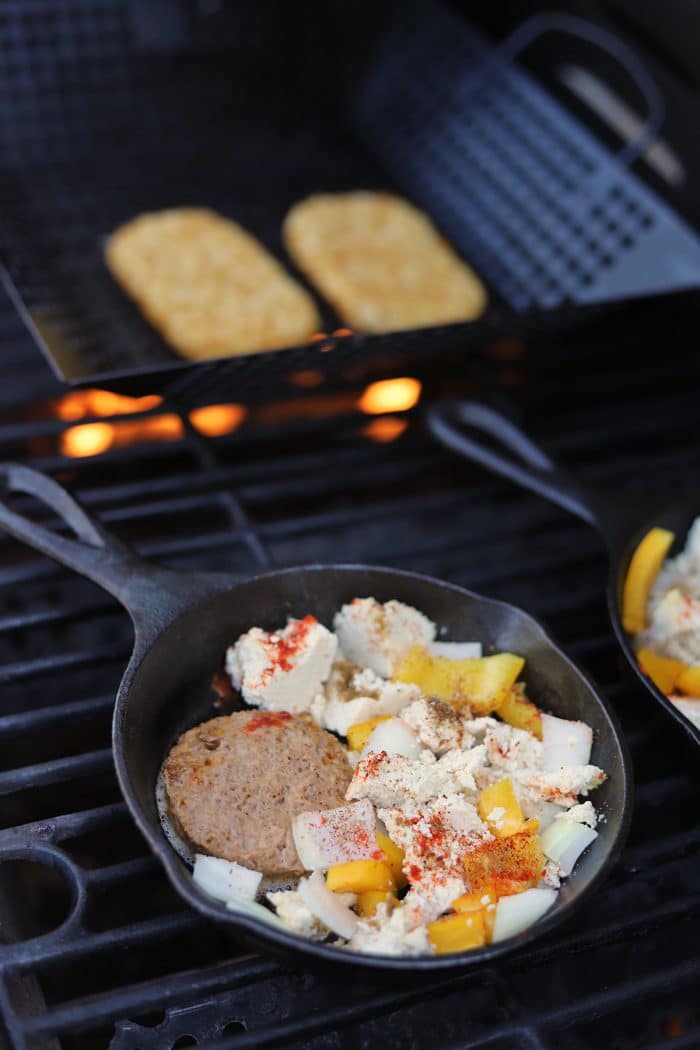 Cast iron vegan breakfast skillet Cadry's Kitchen