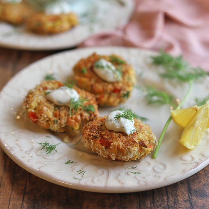 Vegan crab cakes with artichokes & chickpeas Cadry's Kitchen