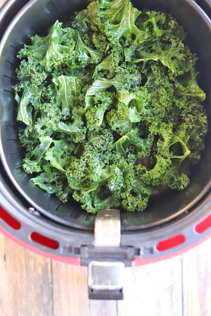 Crispy air fryer kale chips (or oven baked) Cadry's Kitchen