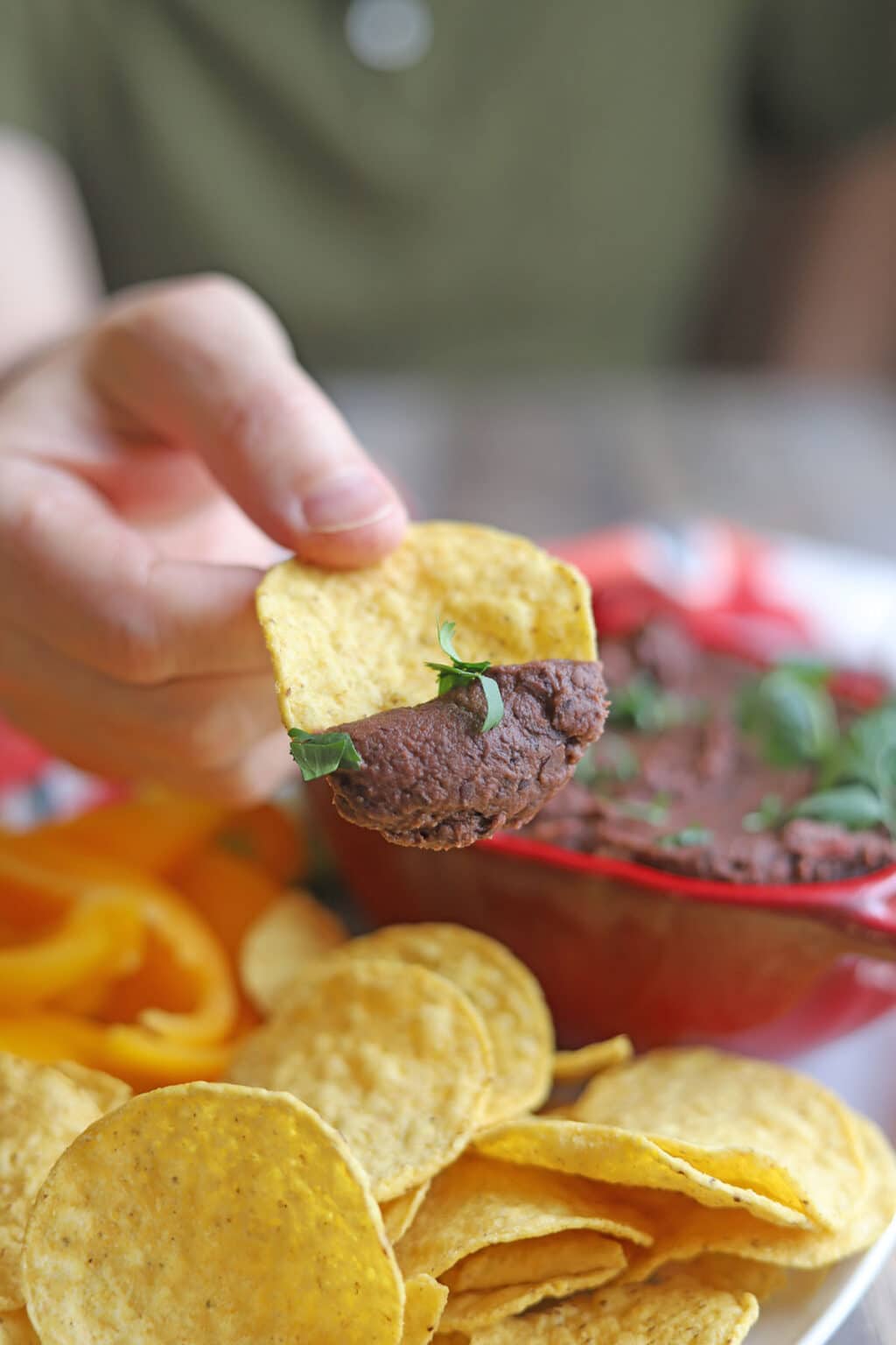 Chipotle black bean dip (Trader Joe's copycat) Cadry's Kitchen