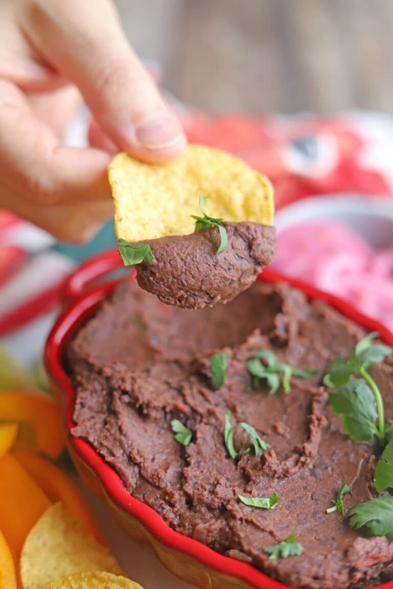 Chipotle black bean dip (Trader Joe's copycat) Cadry's Kitchen