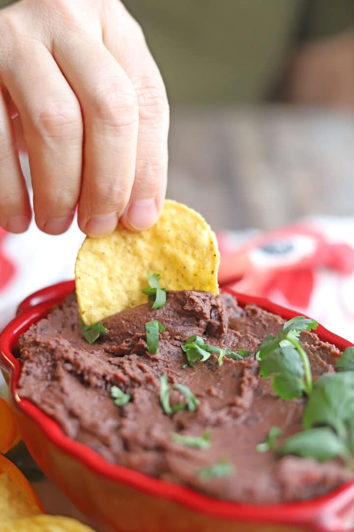 Chipotle black bean dip (Trader Joe's copycat) Cadry's Kitchen