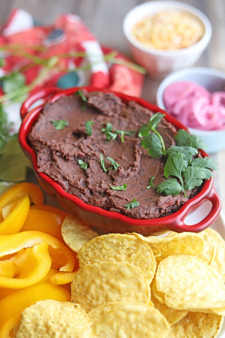 Chipotle black bean dip (Trader Joe's copycat) Cadry's Kitchen