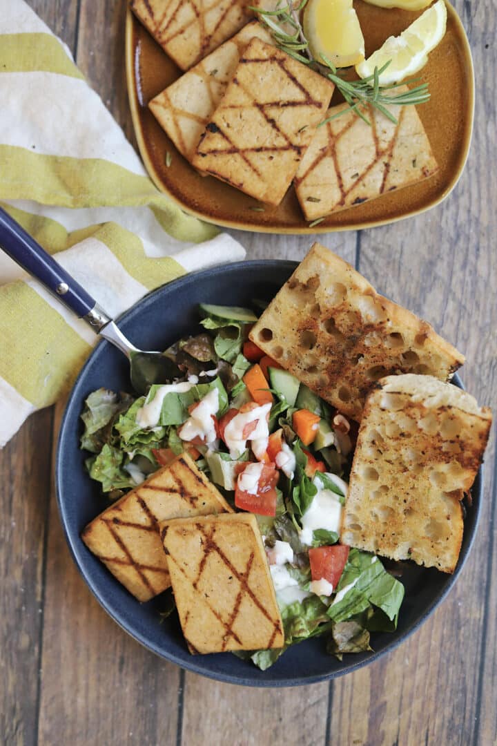 Grilled tofu with lemon & rosemary Cadry's Kitchen