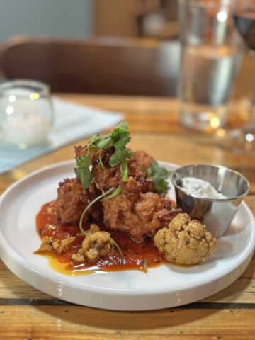 Crispy fried cauliflower at Odd Duck in Milwaukee, Wisconsin.