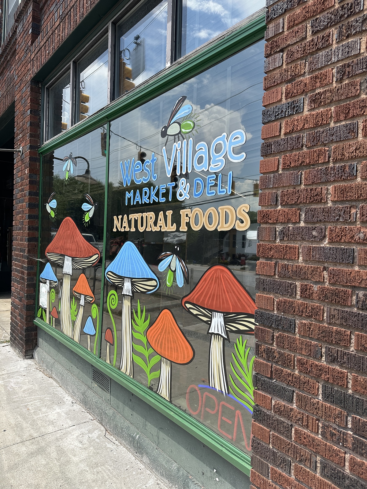 Exterior West Village Market and Deli Natural Foods.